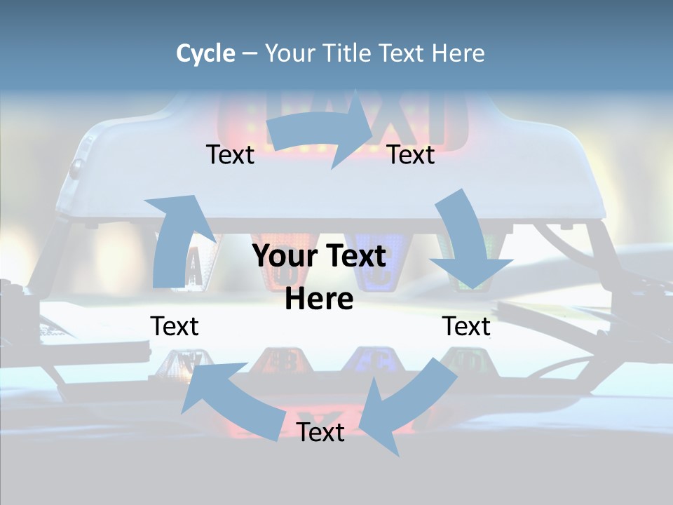 Sign Counter Luminous PowerPoint Template