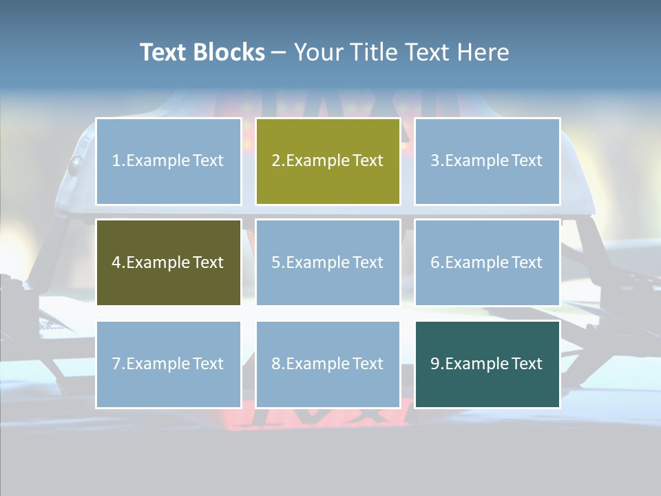 Sign Counter Luminous PowerPoint Template