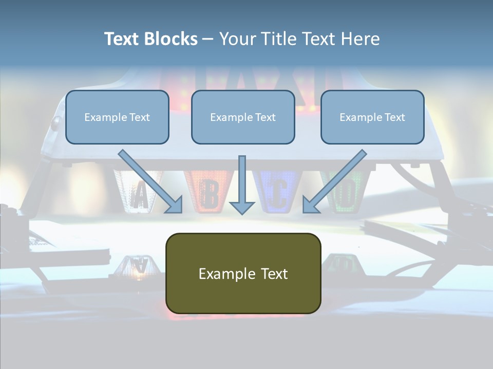 Sign Counter Luminous PowerPoint Template