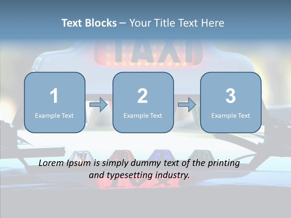 Sign Counter Luminous PowerPoint Template