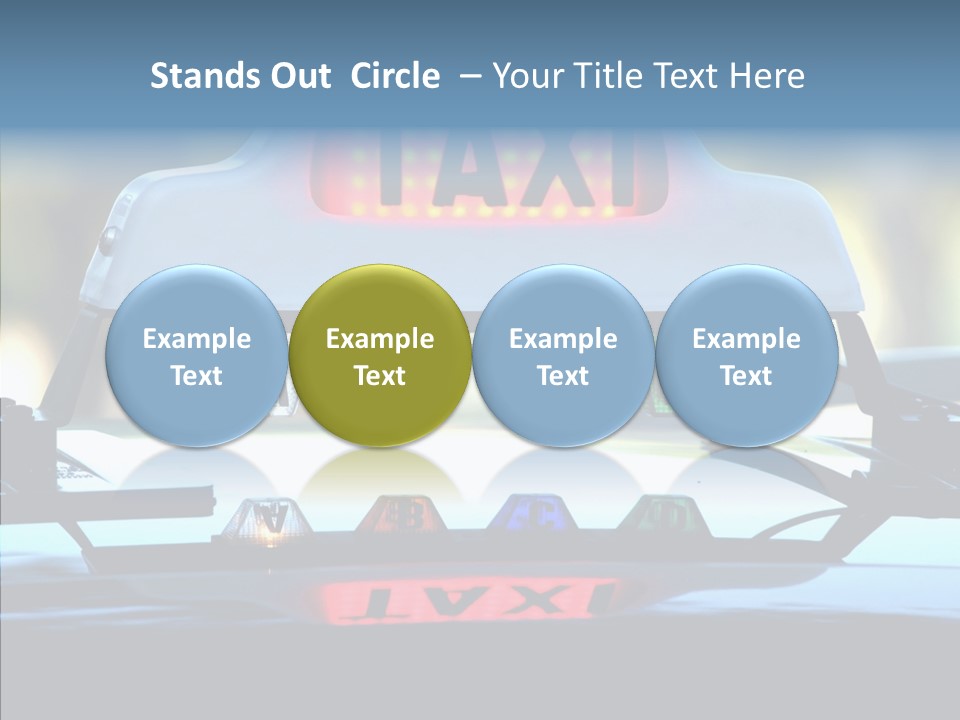 Sign Counter Luminous PowerPoint Template