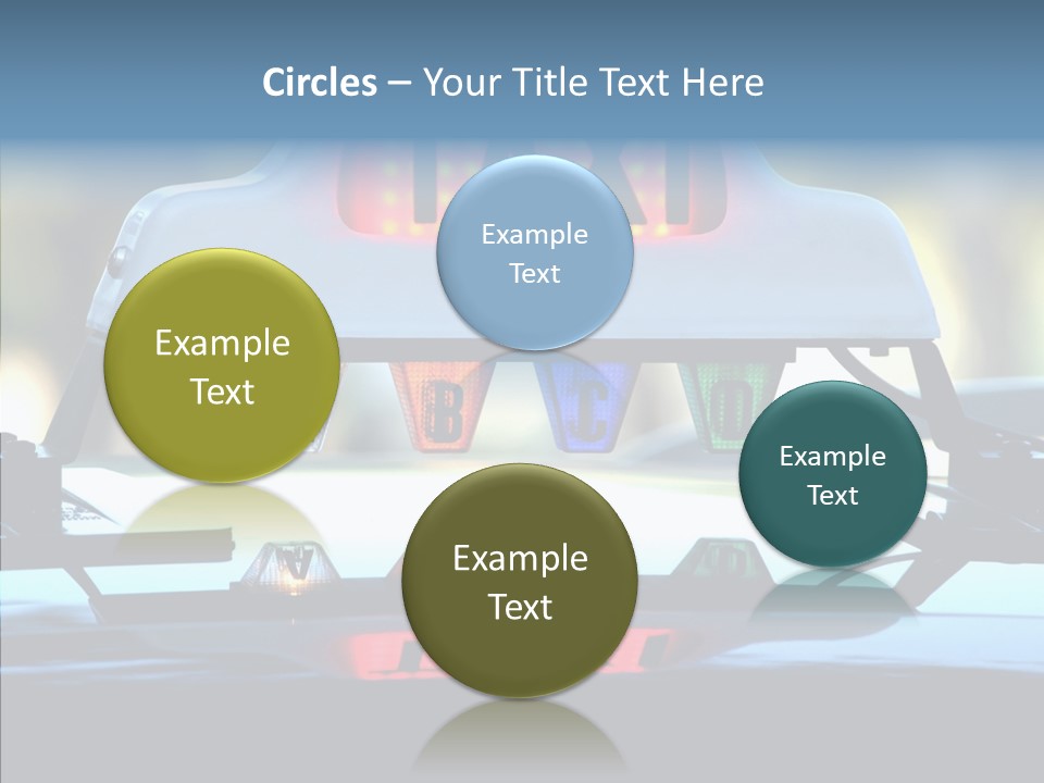 Sign Counter Luminous PowerPoint Template