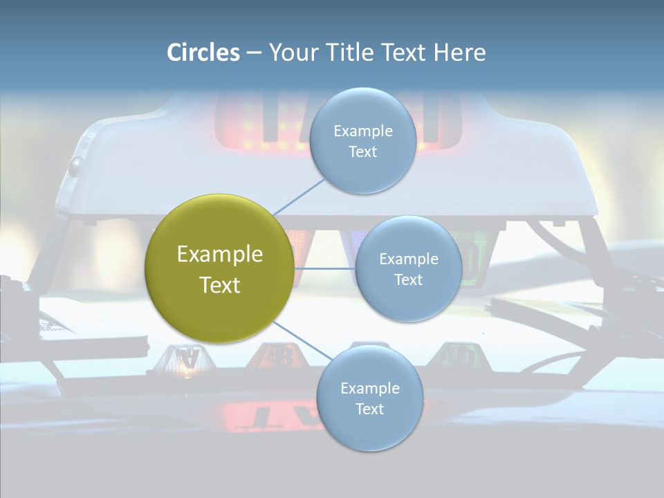 Sign Counter Luminous PowerPoint Template