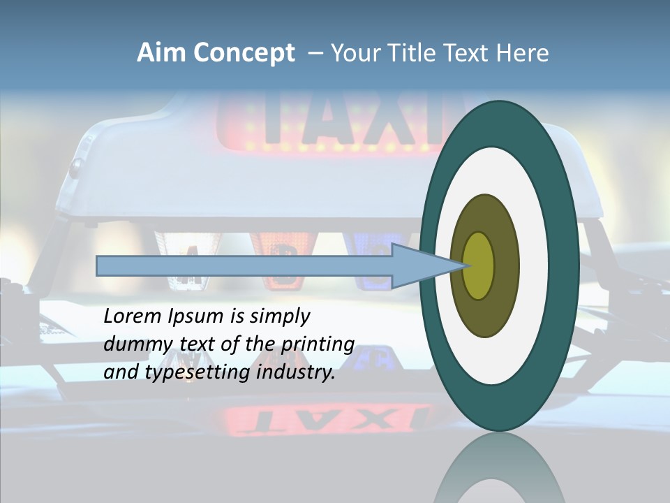 Sign Counter Luminous PowerPoint Template