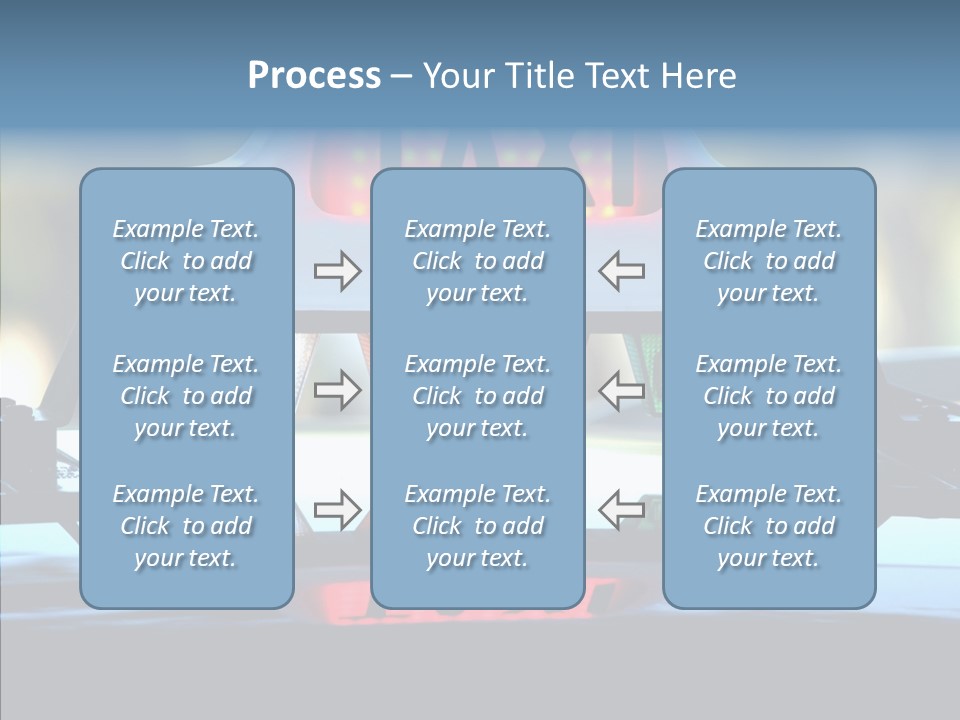 Sign Counter Luminous PowerPoint Template