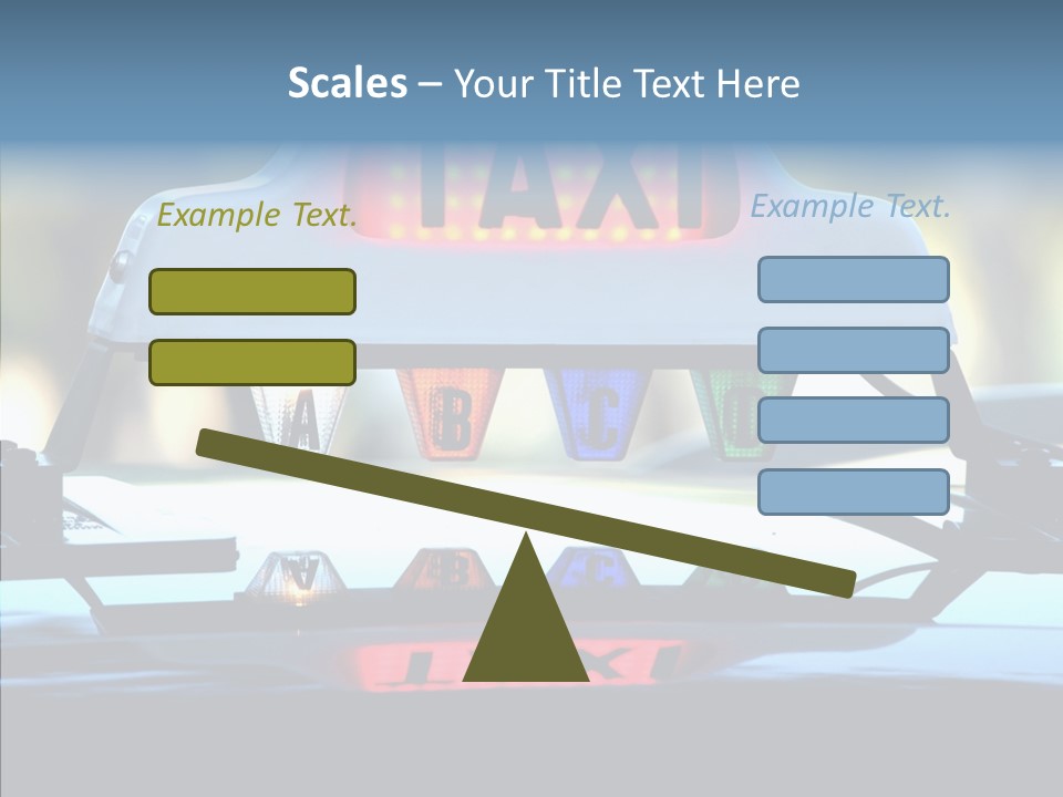 Sign Counter Luminous PowerPoint Template