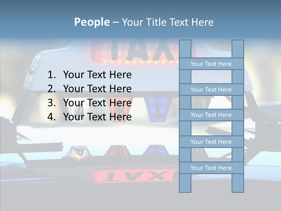 Sign Counter Luminous PowerPoint Template