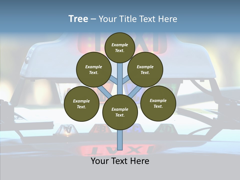 Sign Counter Luminous PowerPoint Template