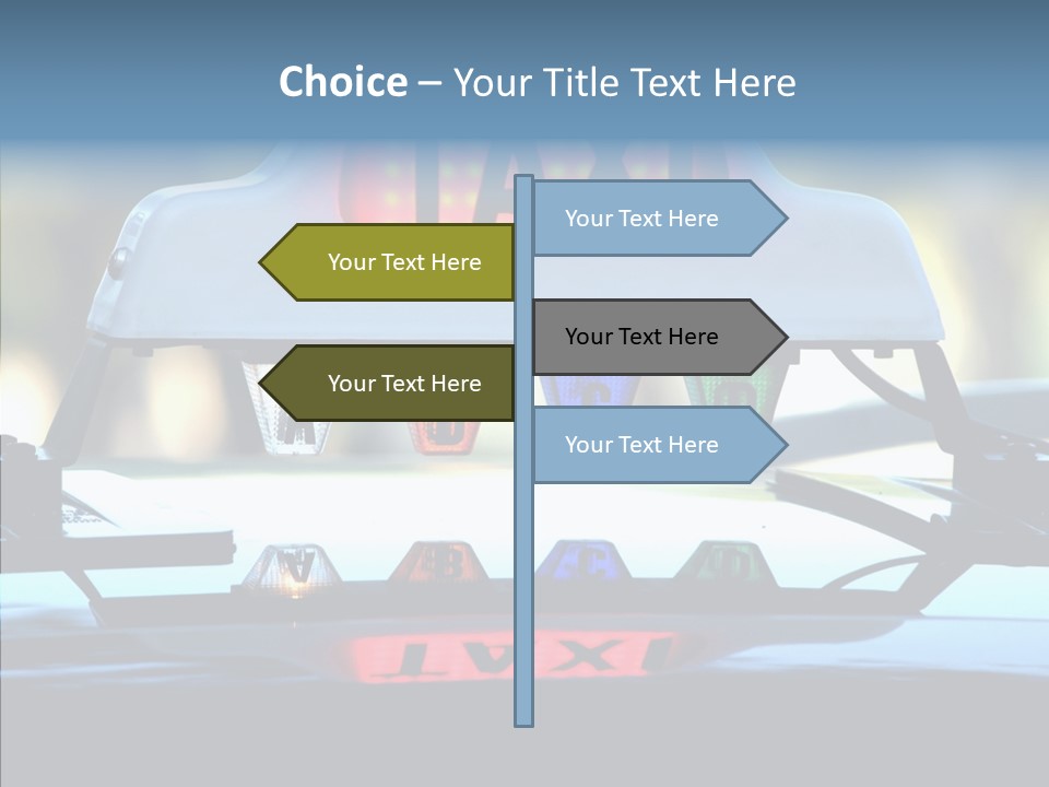 Sign Counter Luminous PowerPoint Template