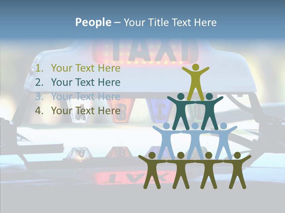 Sign Counter Luminous PowerPoint Template