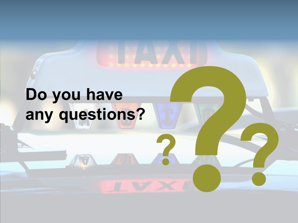 Sign Counter Luminous PowerPoint Template