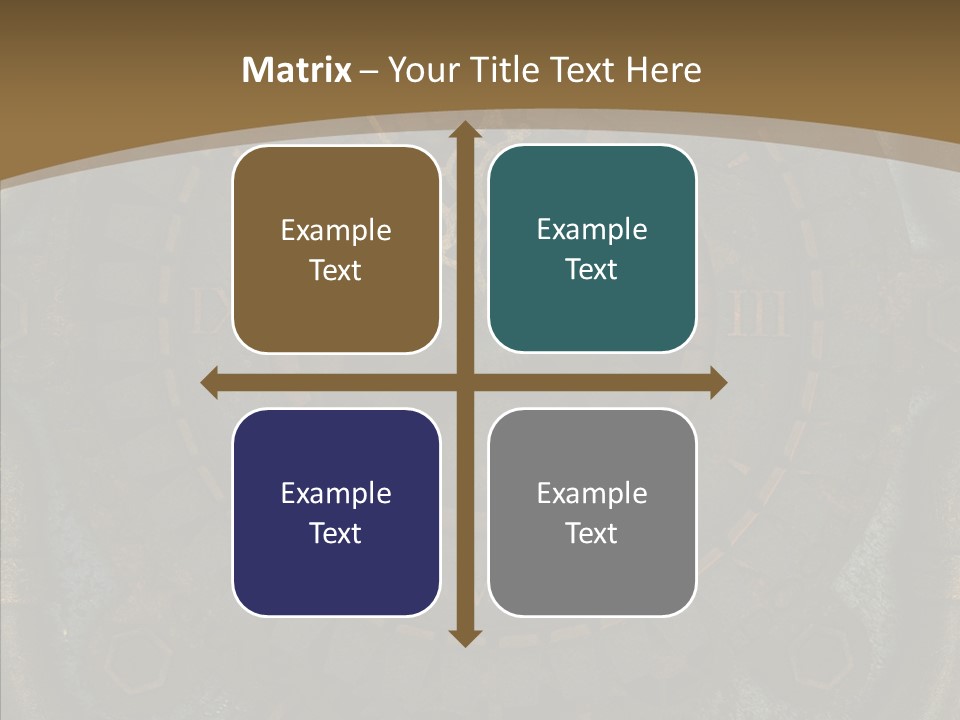 Danger Symbol Five PowerPoint Template