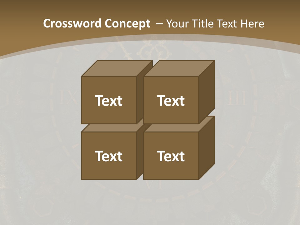 Danger Symbol Five PowerPoint Template