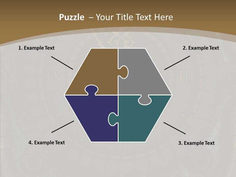 Danger Symbol Five PowerPoint Template