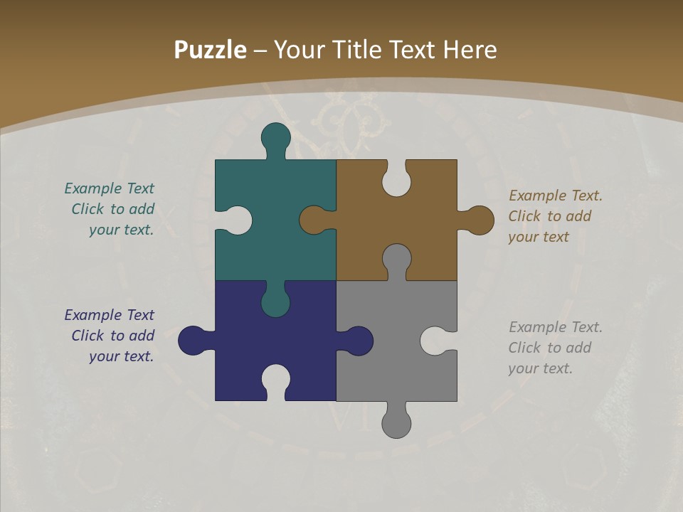 Danger Symbol Five PowerPoint Template