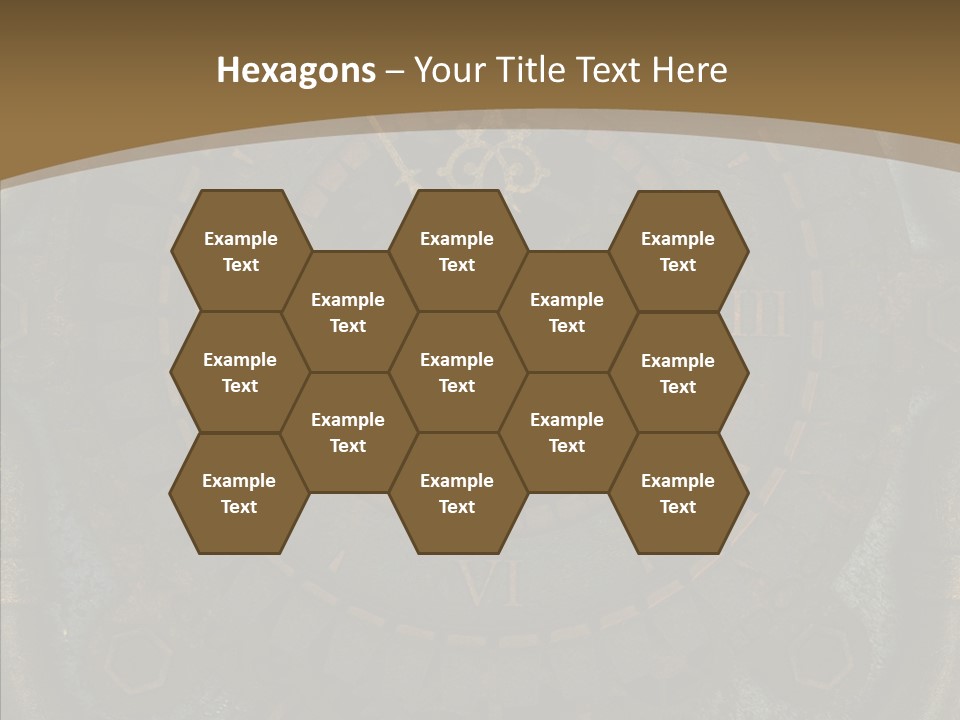 Danger Symbol Five PowerPoint Template