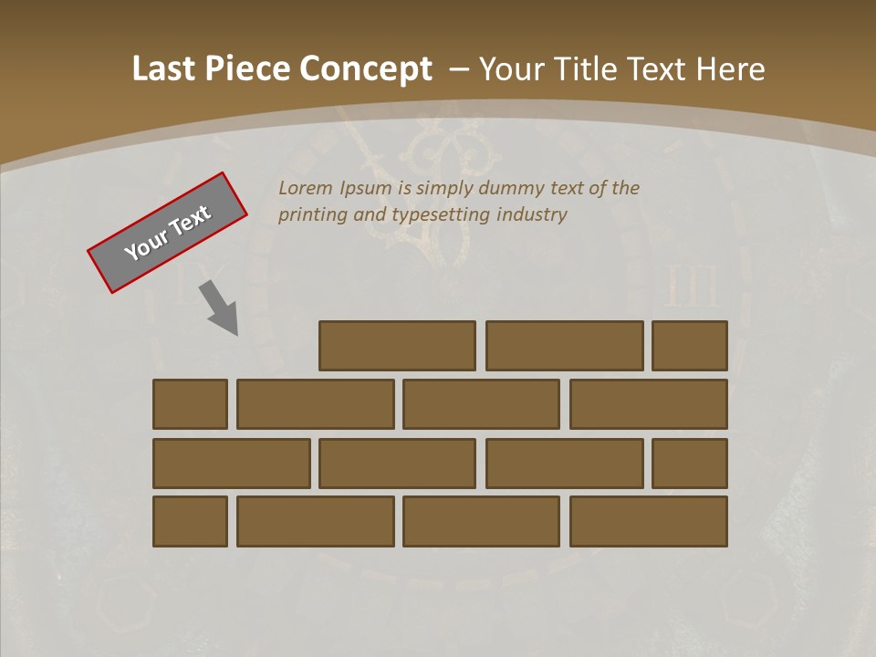 Danger Symbol Five PowerPoint Template