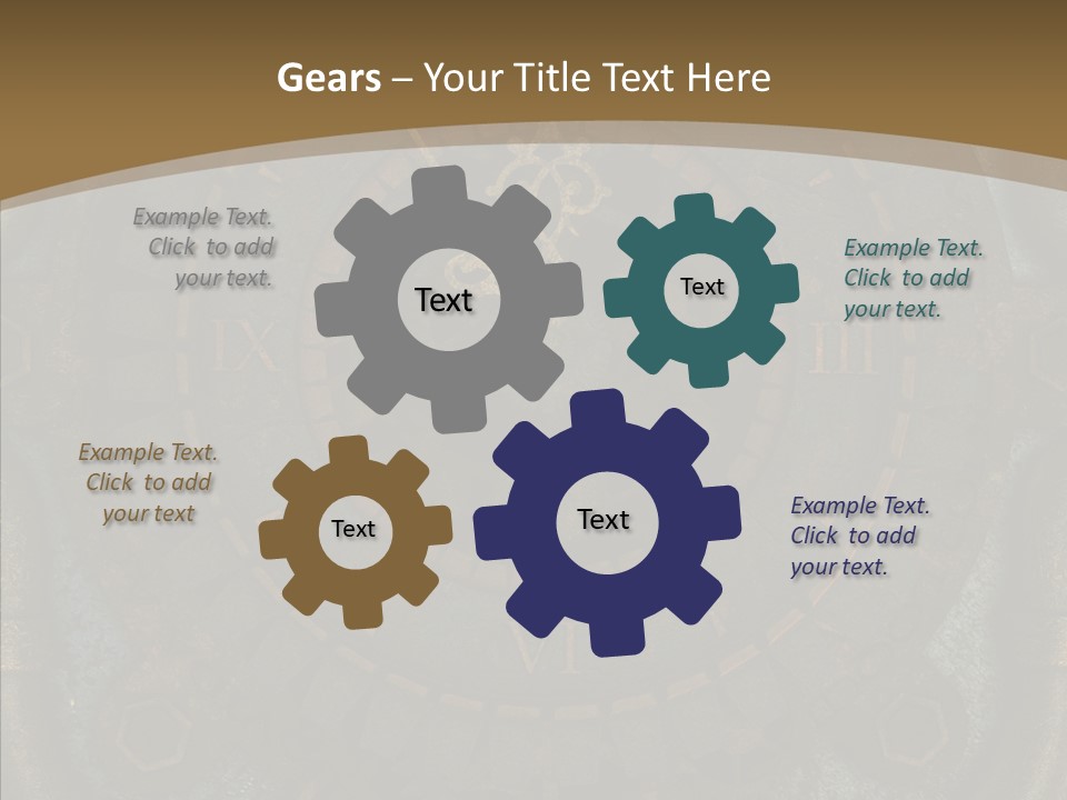 Danger Symbol Five PowerPoint Template