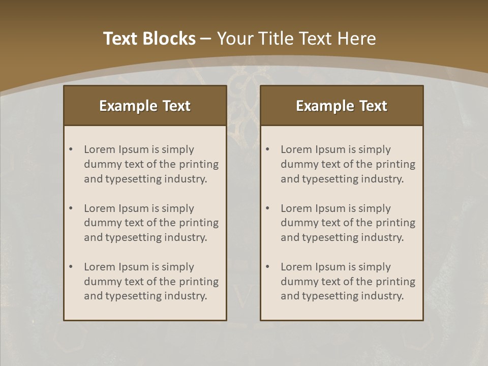 Danger Symbol Five PowerPoint Template