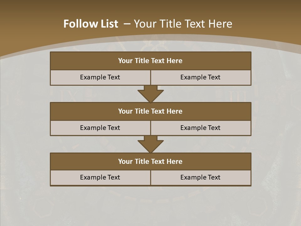 Danger Symbol Five PowerPoint Template