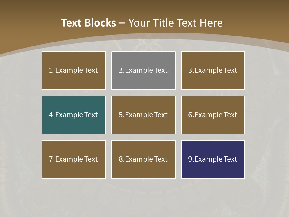 Danger Symbol Five PowerPoint Template