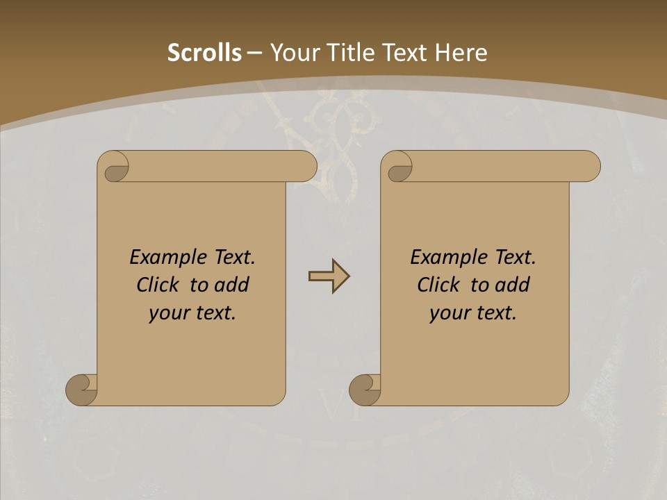 Danger Symbol Five PowerPoint Template