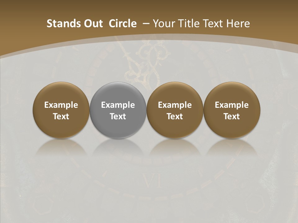 Danger Symbol Five PowerPoint Template