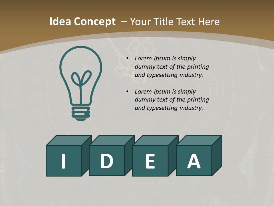 Danger Symbol Five PowerPoint Template