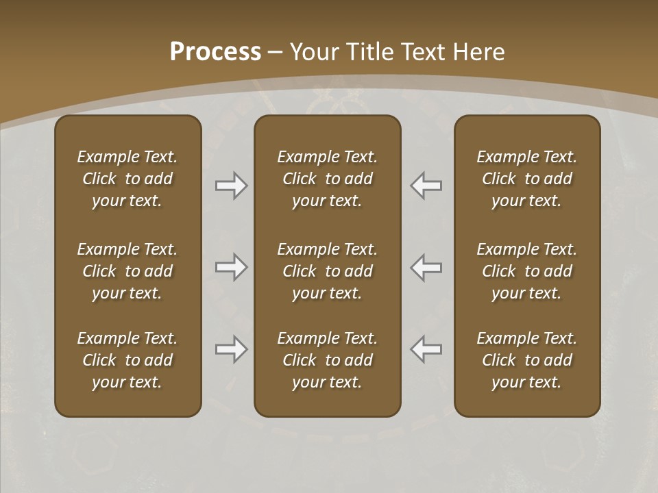 Danger Symbol Five PowerPoint Template