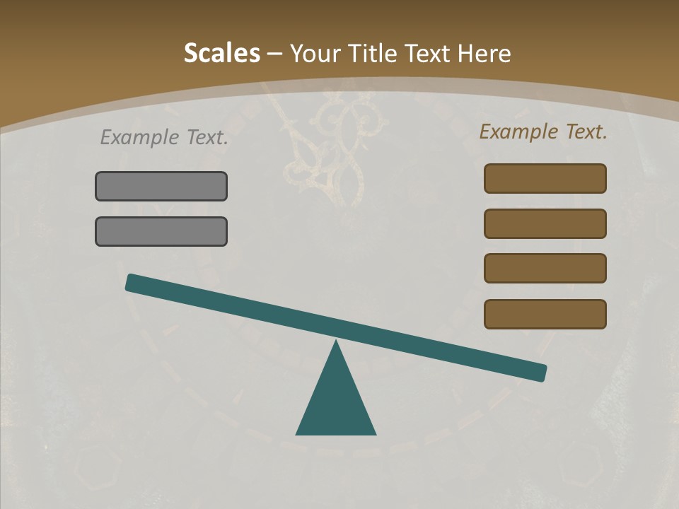 Danger Symbol Five PowerPoint Template