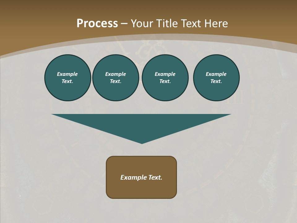 Danger Symbol Five PowerPoint Template