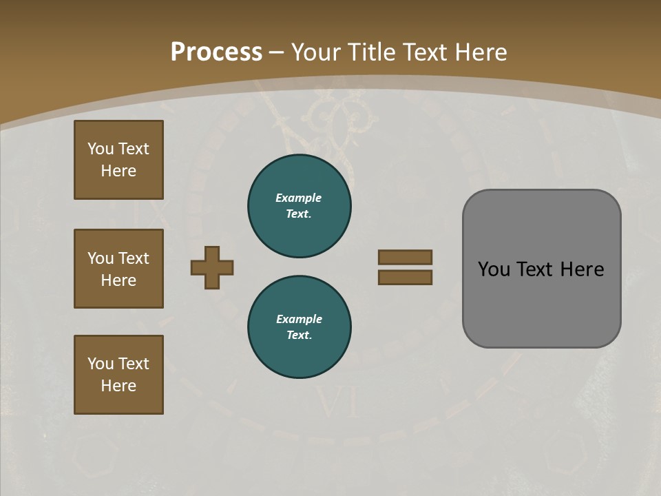 Danger Symbol Five PowerPoint Template