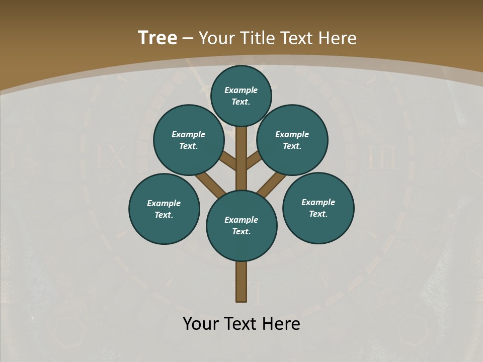 Danger Symbol Five PowerPoint Template