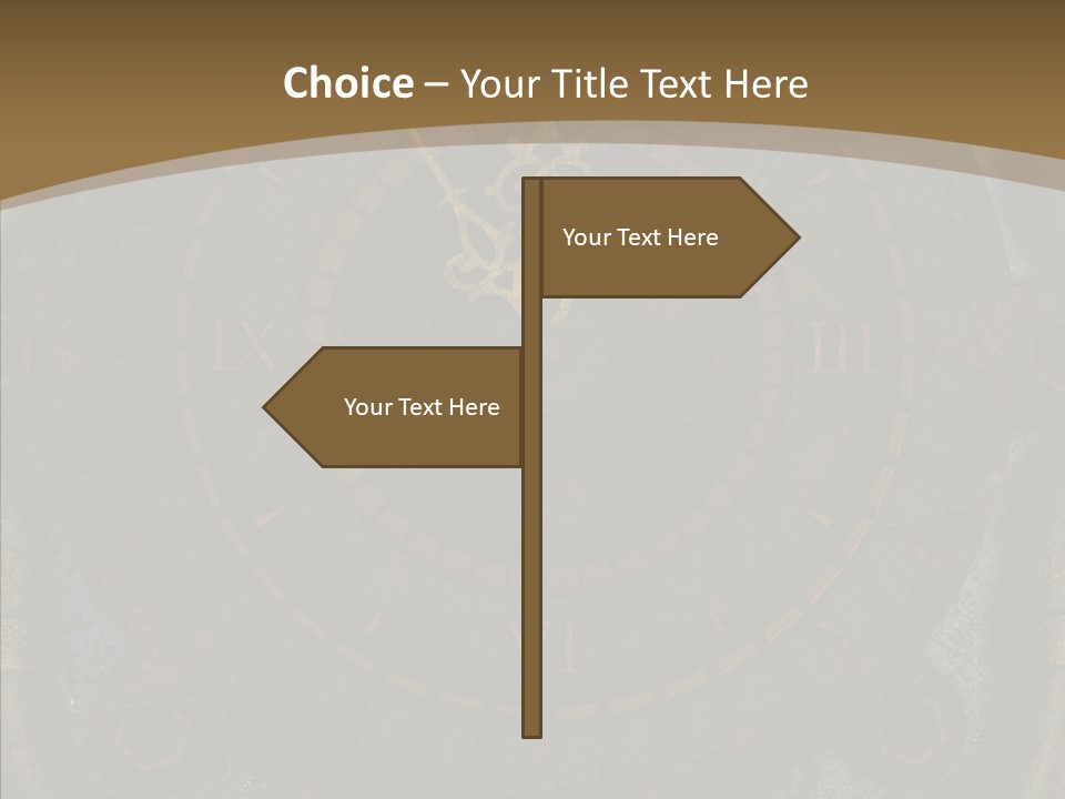 Danger Symbol Five PowerPoint Template