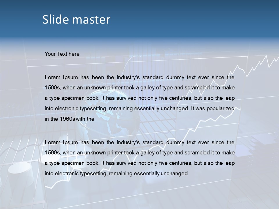 Economic Backdrop Map PowerPoint Template