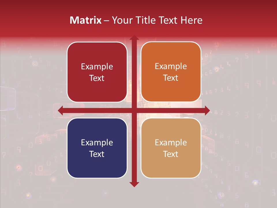 Angular Abstract Arrangement PowerPoint Template