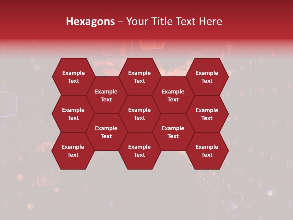 Angular Abstract Arrangement PowerPoint Template