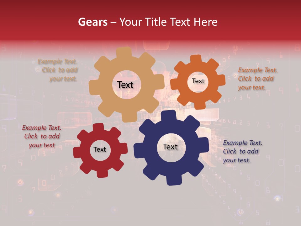 Angular Abstract Arrangement PowerPoint Template