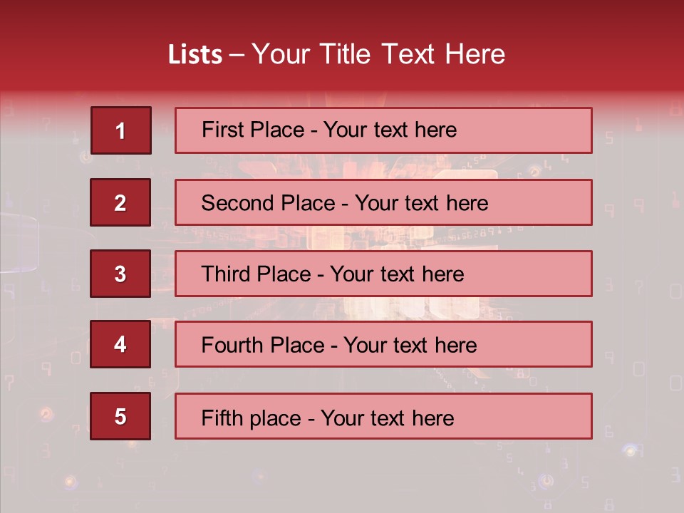 Angular Abstract Arrangement PowerPoint Template