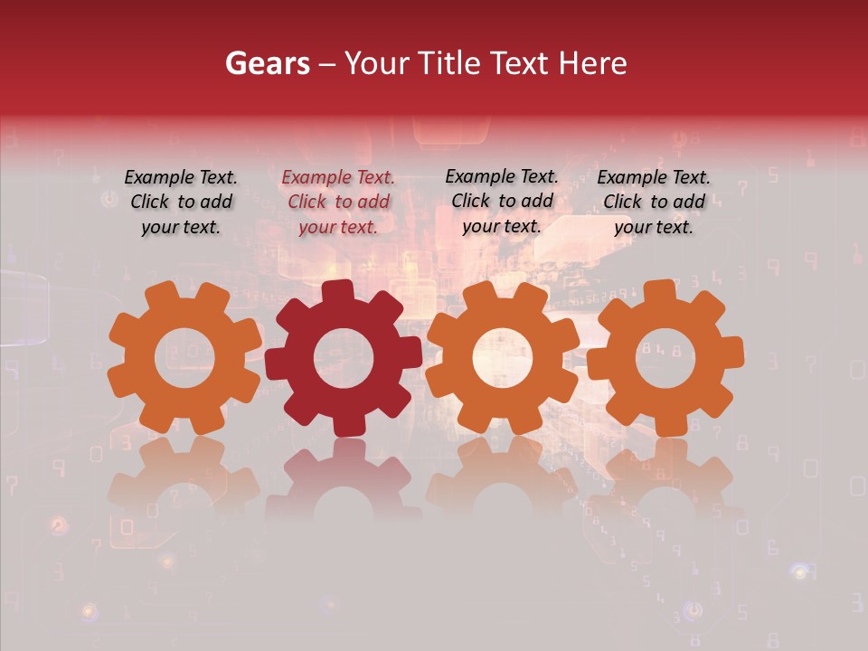 Angular Abstract Arrangement PowerPoint Template