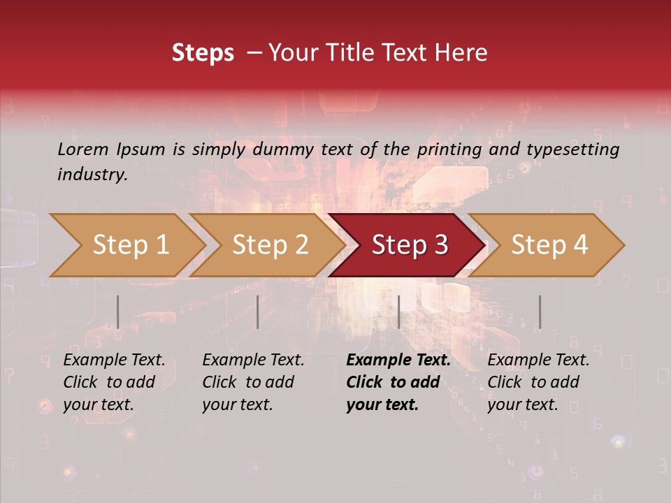 Angular Abstract Arrangement PowerPoint Template