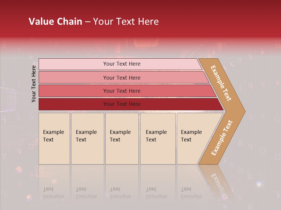 Angular Abstract Arrangement PowerPoint Template