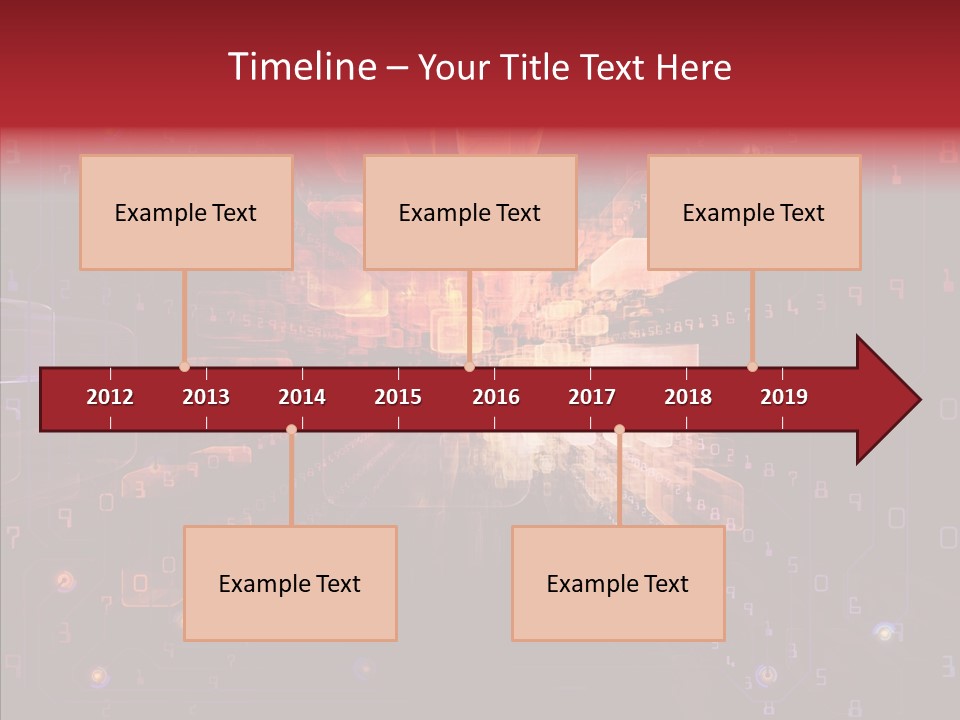 Angular Abstract Arrangement PowerPoint Template