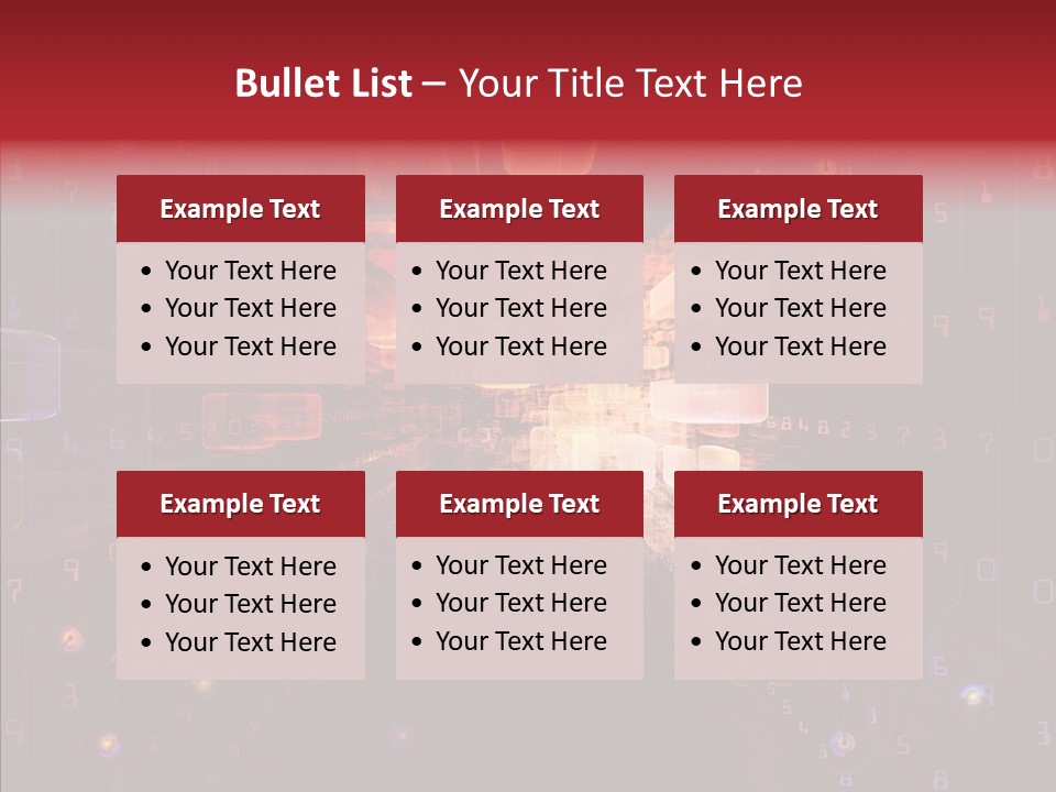 Angular Abstract Arrangement PowerPoint Template