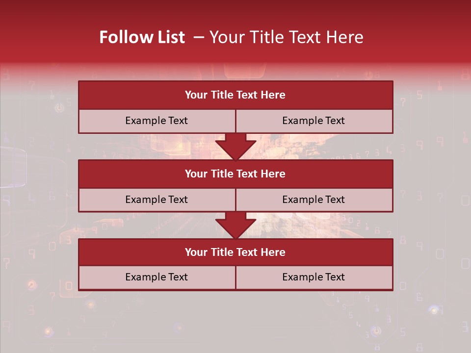 Angular Abstract Arrangement PowerPoint Template