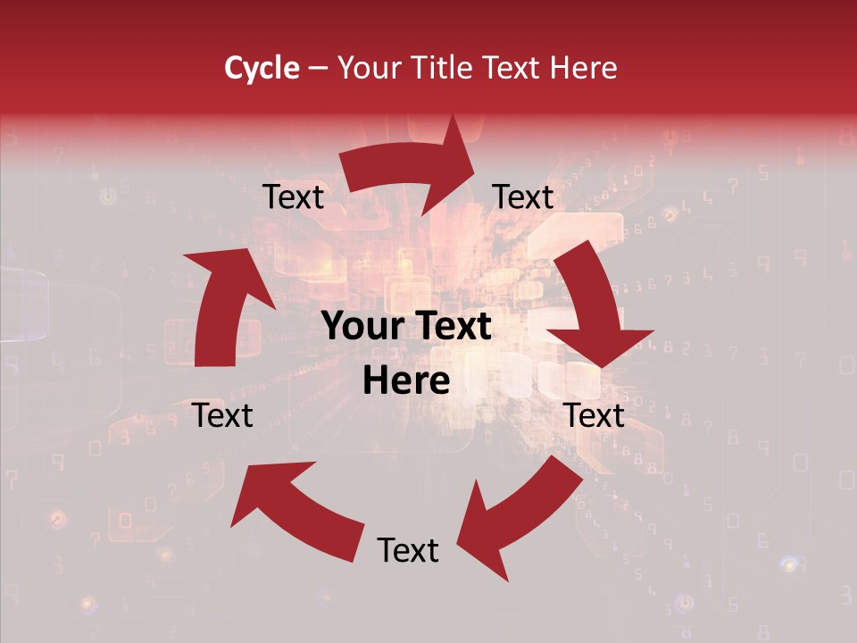 Angular Abstract Arrangement PowerPoint Template