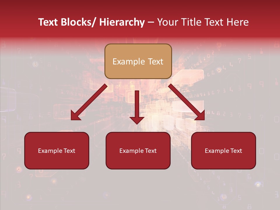 Angular Abstract Arrangement PowerPoint Template