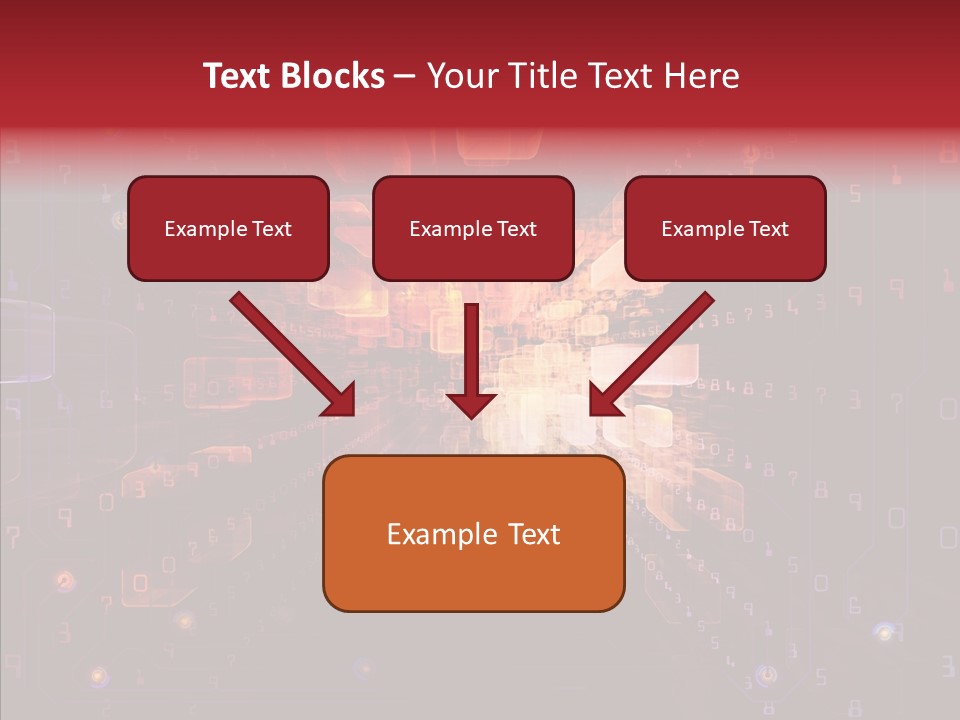 Angular Abstract Arrangement PowerPoint Template