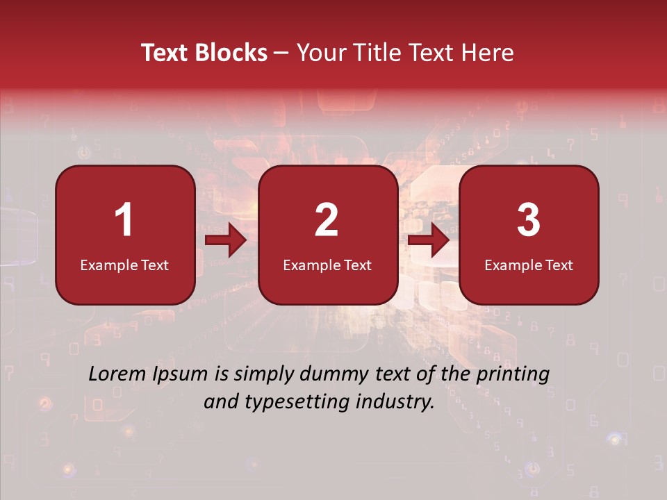 Angular Abstract Arrangement PowerPoint Template
