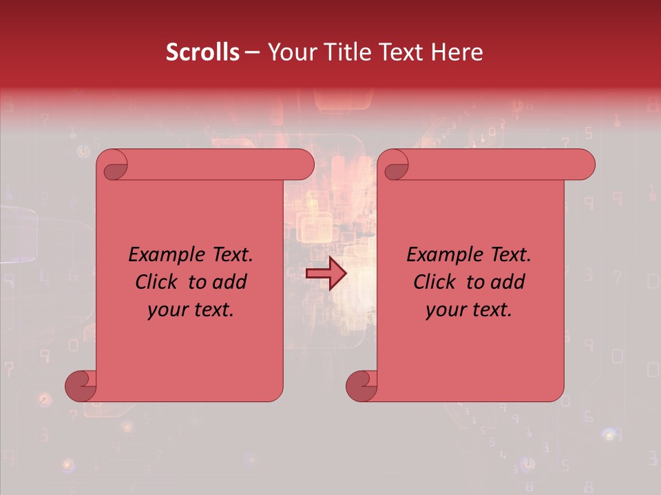 Angular Abstract Arrangement PowerPoint Template
